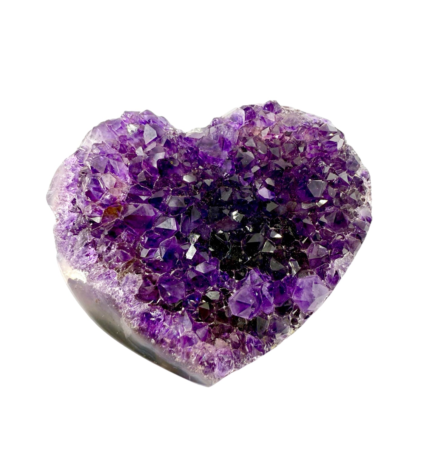 Amethyst Heart Cluster