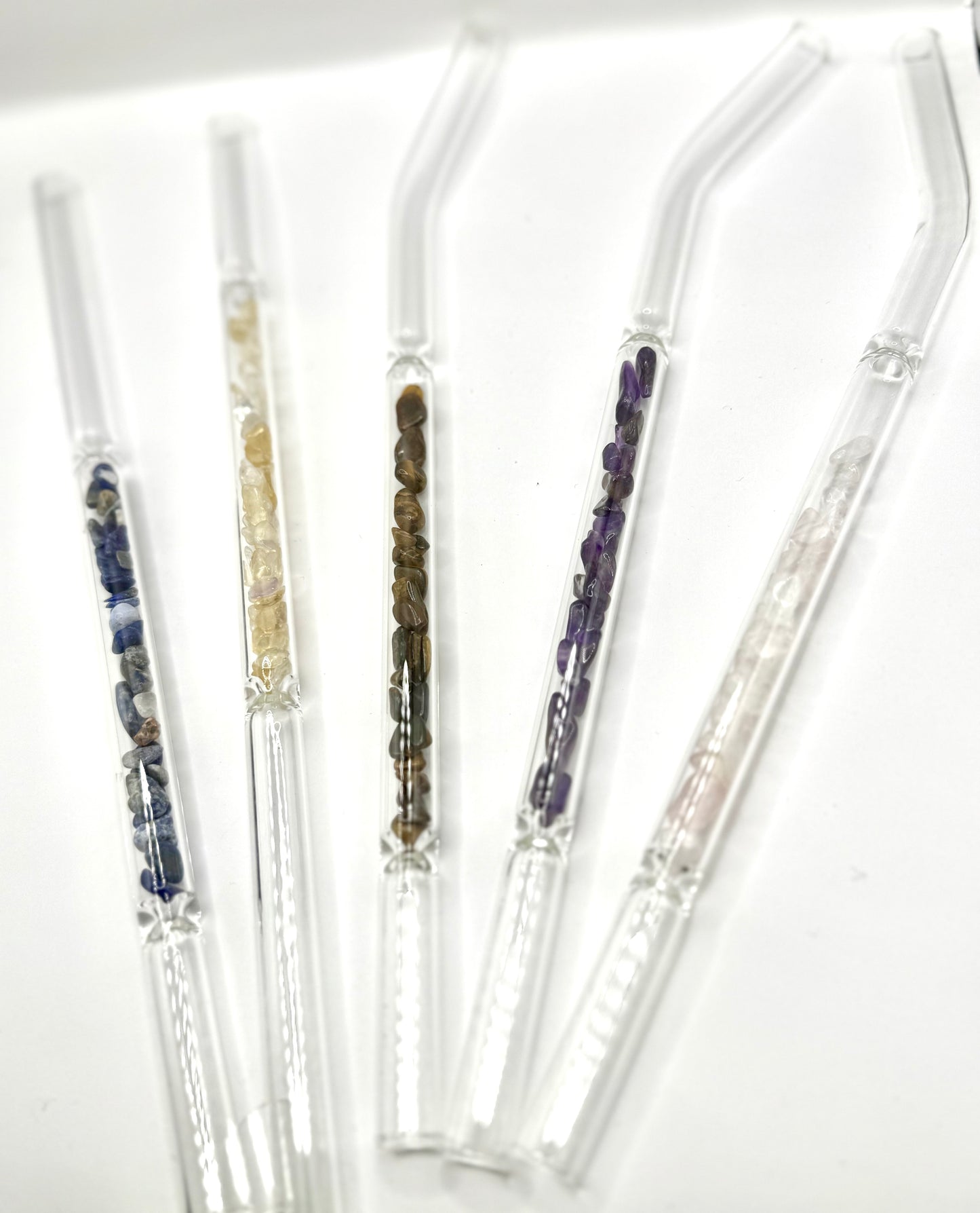 Crystal Glass Straws